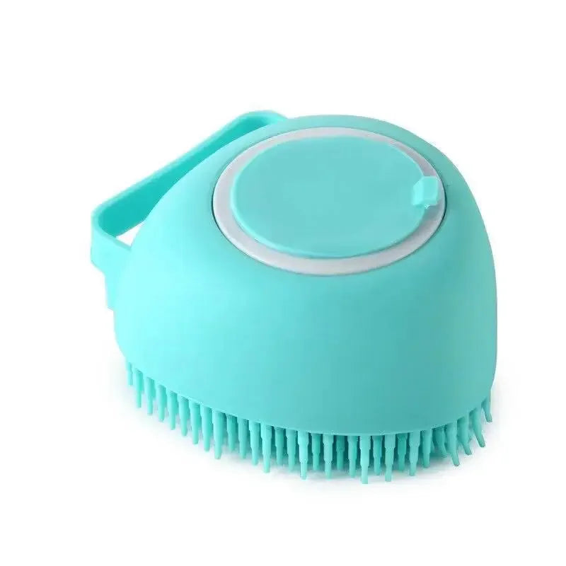 Pet cat and dog silicone bath brush massage care soft bath brush can fill liquid bath ball brush pet accessories dog cat tool