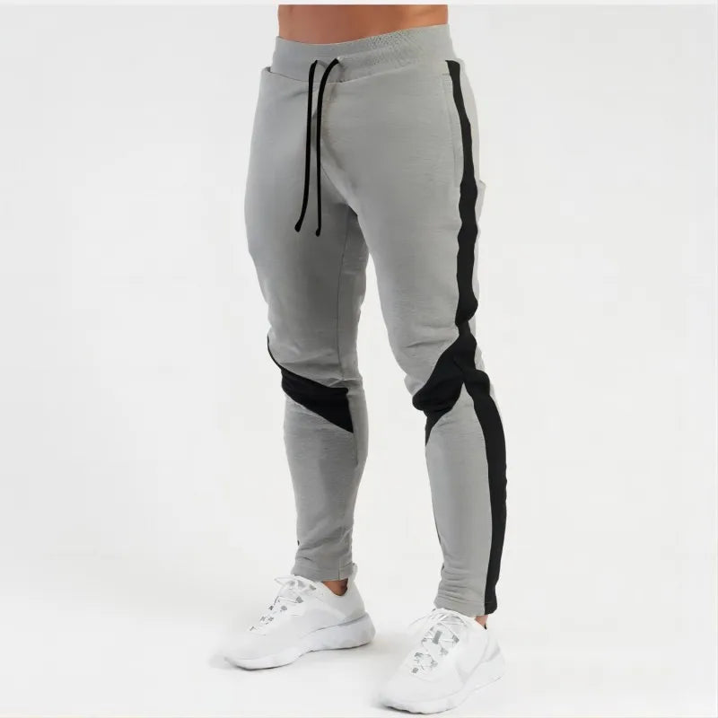Mens Casual Pants Autumn Winter Sweatpants Men Running Jogger Sports Gym Trousers Fashion Solid Color Workout Long Pants 2025