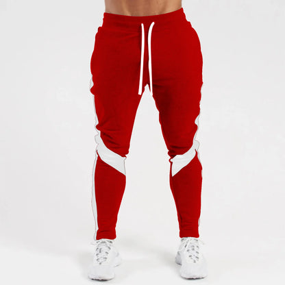 Mens Casual Pants Autumn Winter Sweatpants Men Running Jogger Sports Gym Trousers Fashion Solid Color Workout Long Pants 2025