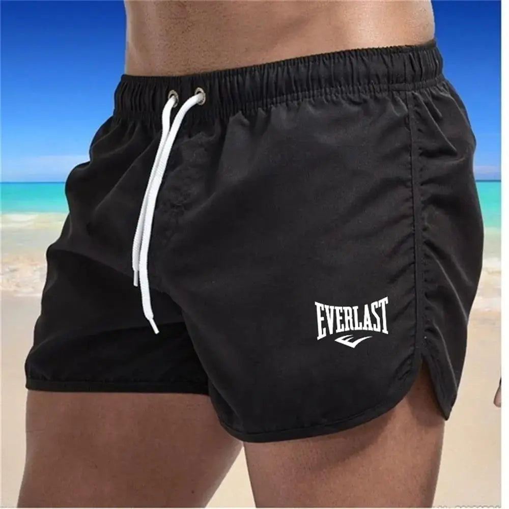 EVERLAST Men's Sports Shorts Summer Quick Dry Running Shorts Swimming Vacation Breathable Mesh Fitness Shorts