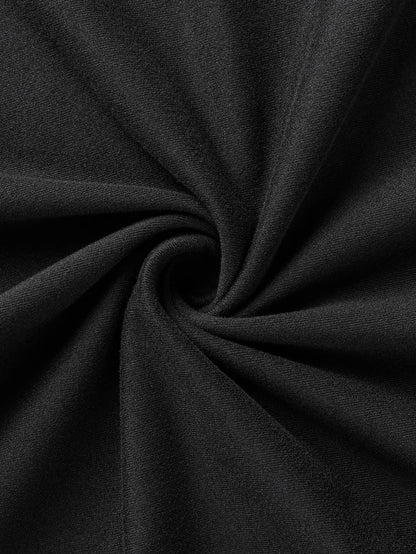 Men's 100% pure cotton loose fit comfortable sports and leisure creative line pattern printed round neck long sleeved T-shirt