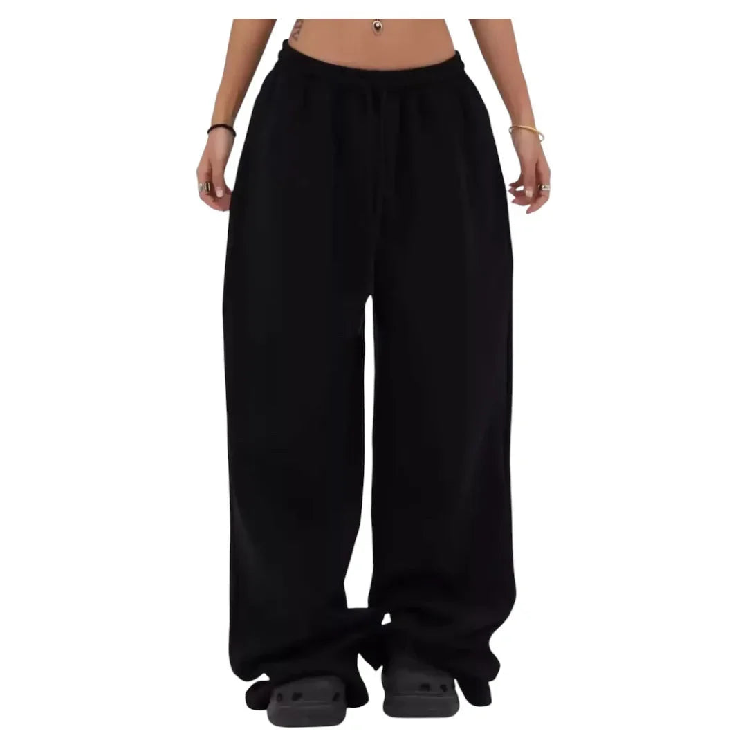 Street Dance Casual Pants Women's Spring Autumn New Straight Sport Sweatpants Loose Versatile Wide Leg Long Trous