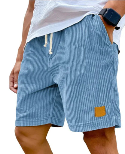 Men's Retro Corduroy Casual Shorts Men Fashion Solid Sweatpants Harajuku Corduroy Short Pants New Men Clothing Roupas