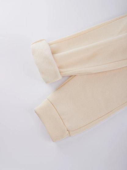 Autumn Men's Sweatpant Casual Solid Color Pants Fashion Fleece Pant Trendy Jogging Unisex Trousers Versatile Classic Trouser