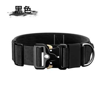 Durable Tactical Dog Collar Leash Tactical Police Dog Collar Military Adjustable Dog Collar For Small Medium Large Dogs