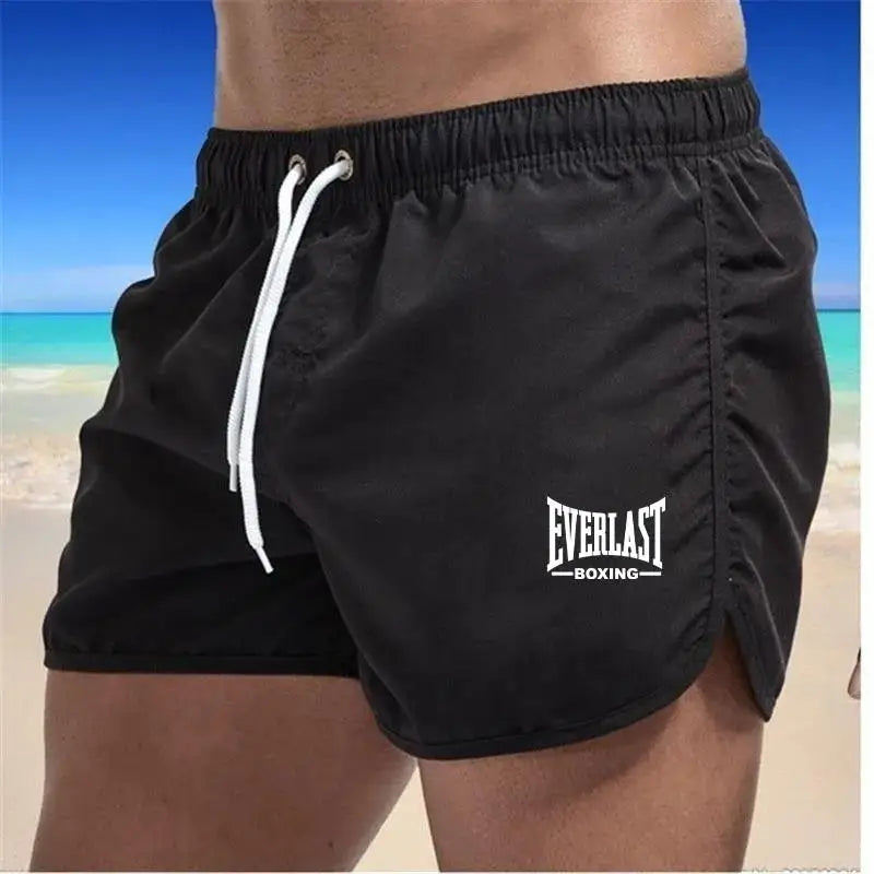 EVERLAST Men's Sports Shorts Summer Quick Dry Running Shorts Swimming Vacation Breathable Mesh Fitness Shorts