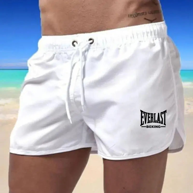 EVERLAST Men's Sports Shorts Summer Quick Dry Running Shorts Swimming Vacation Breathable Mesh Fitness Shorts