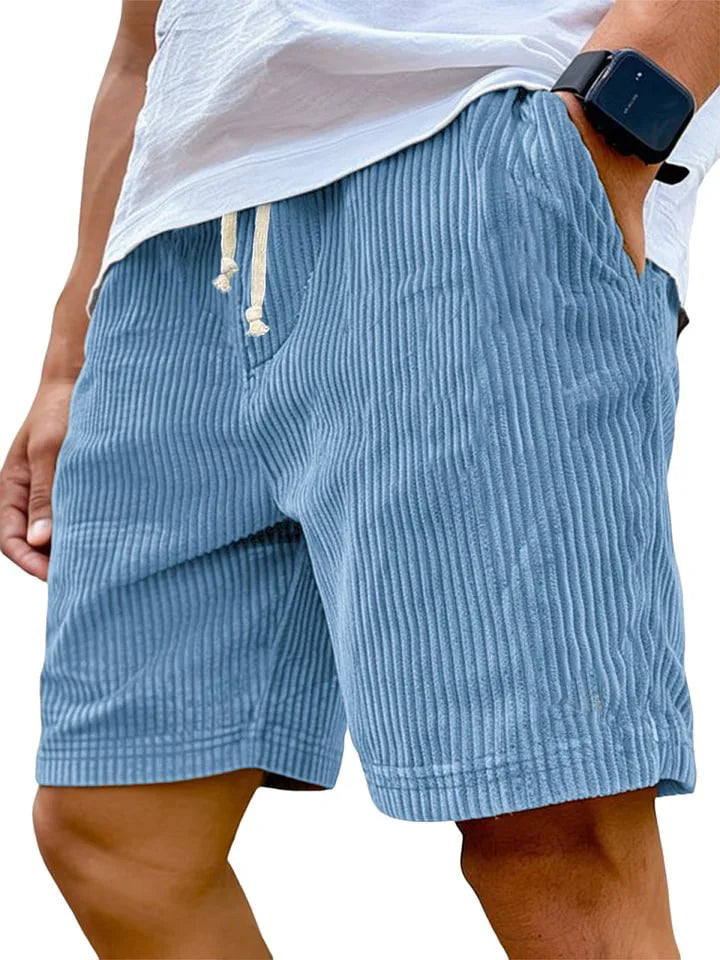 Men's Retro Corduroy Casual Shorts Men Fashion Solid Sweatpants Harajuku Corduroy Short Pants New Men Clothing Roupas