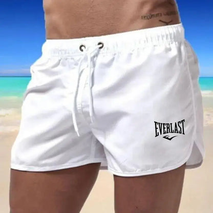 EVERLAST Men's Sports Shorts Summer Quick Dry Running Shorts Swimming Vacation Breathable Mesh Fitness Shorts