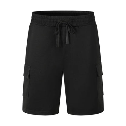 New Multi-Pocket sweatpants Men Shorts Summer cotton linen Comfortable Loose Cargo Short Pants Outdoor Casual Sports Beach Pants