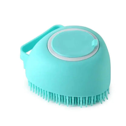 Pet cat and dog silicone bath brush massage care soft bath brush can fill liquid bath ball brush pet accessories dog cat tool