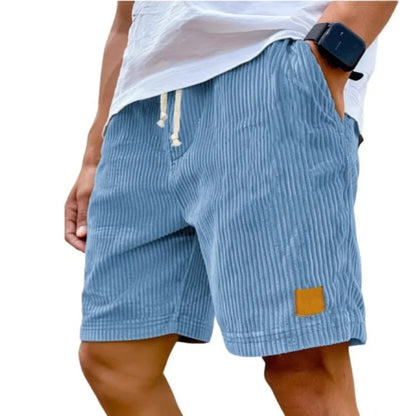 Men's Retro Corduroy Casual Shorts Men Fashion Solid Sweatpants Harajuku Corduroy Short Pants New Men Clothing Roupas