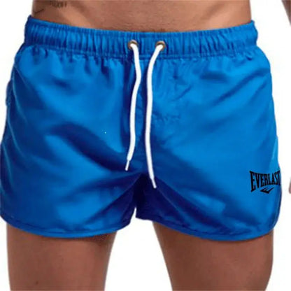 EVERLAST Men's Sports Shorts Summer Quick Dry Running Shorts Swimming Vacation Breathable Mesh Fitness Shorts