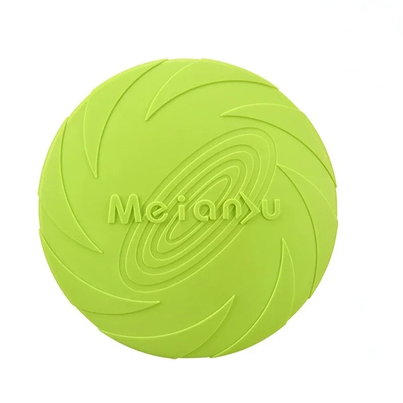 15/18/22cm Fashion Dog Toy Flying Discs Pet Dogs Silicone Game Trainning Interactive Puppy Toys Puppy Pet Supplies