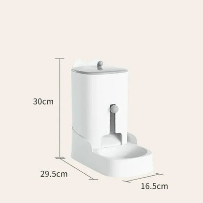 Dog Cat Water Fountain Large Capacity Pet Feeder Cat Food Bowl Gravity Food Feeder Gravity Water Fountain Cat Accessories